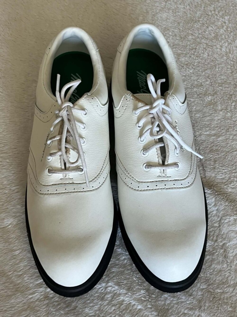 Vintage Mac Gregor Men's Saddle Golf Shoes size 8.5M